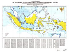 Maps of Indonesian archipelagic baselines pursuant to article 47, paragraph 9, of the United Nations Convention on the Law of the Sea