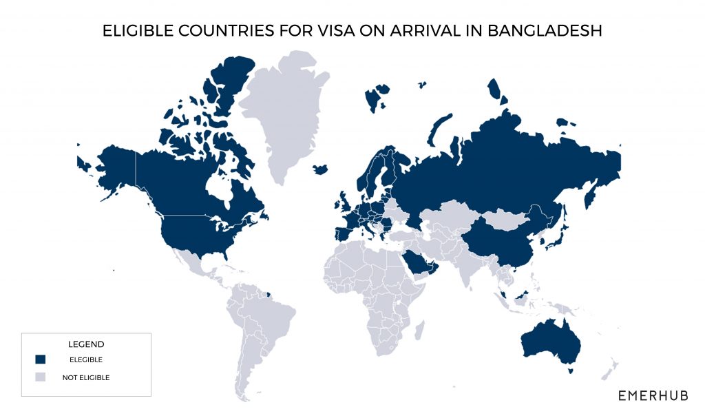 Visas in Bangladesh - Visa on Arrival